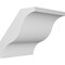 Ekena Millwork 4-in. W x 38-in. D x 38-in. H Funston Architectural Grade PVC Knee Brace BRCP04X38X38FST - alternate 1